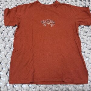 Billabong Men's Rust Orange Short Sleeve Graphic Tee